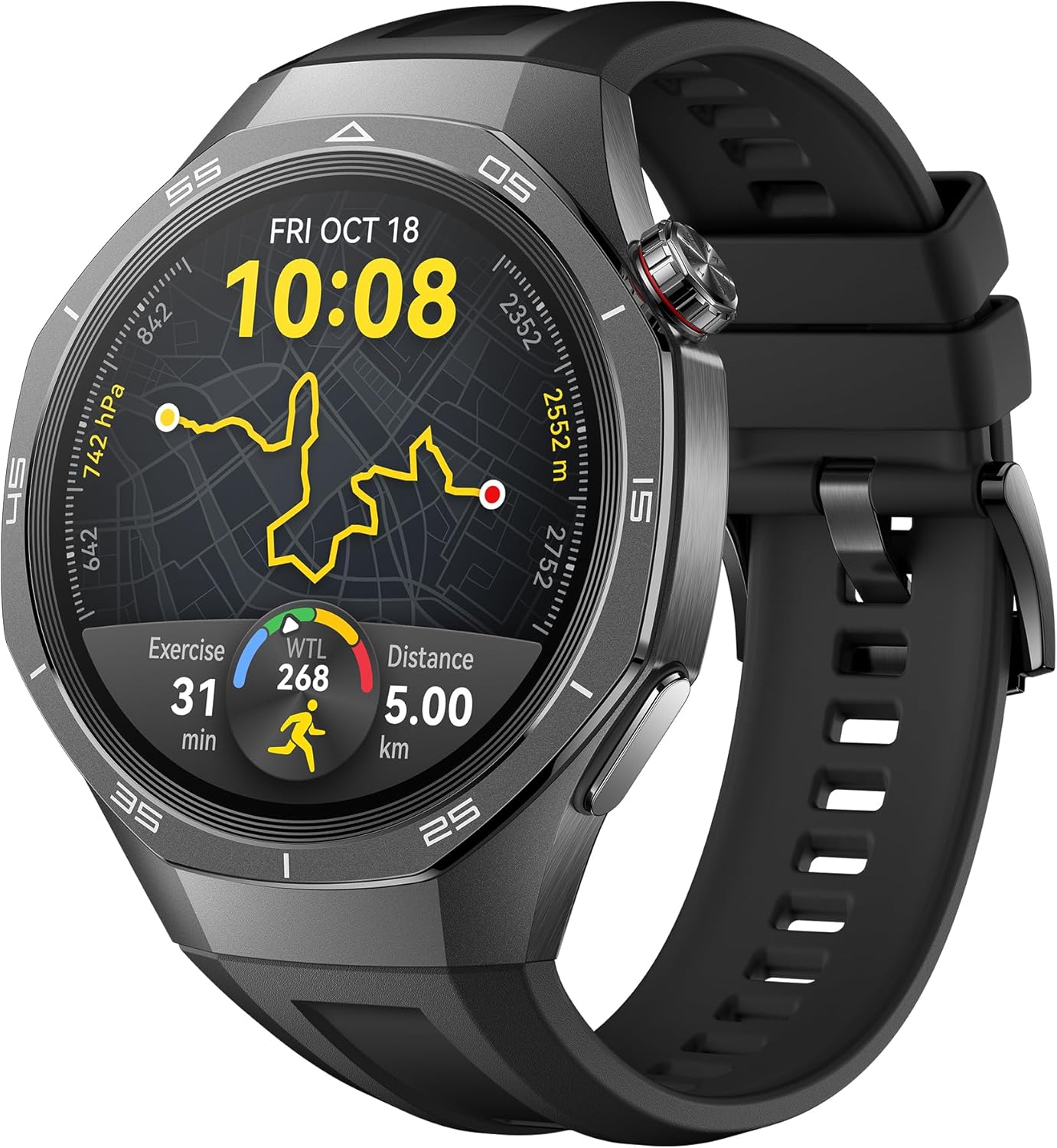 Smartwatch con GPS, equipamiento outdoor para navegación y seguridad en ruta