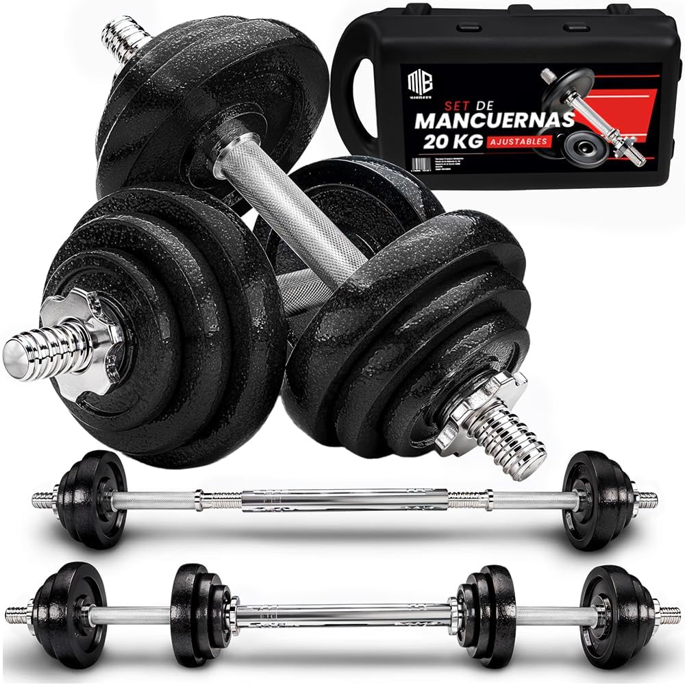 Mancuernas Ajustables de Hierro profesionales